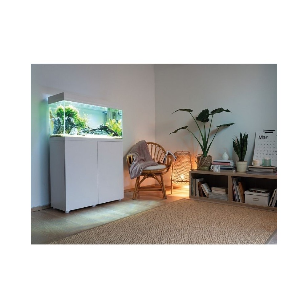 Opti Set 240 akvariumas stačiakampis, baltas, 121x41x56 cm, 240 l - Image 2