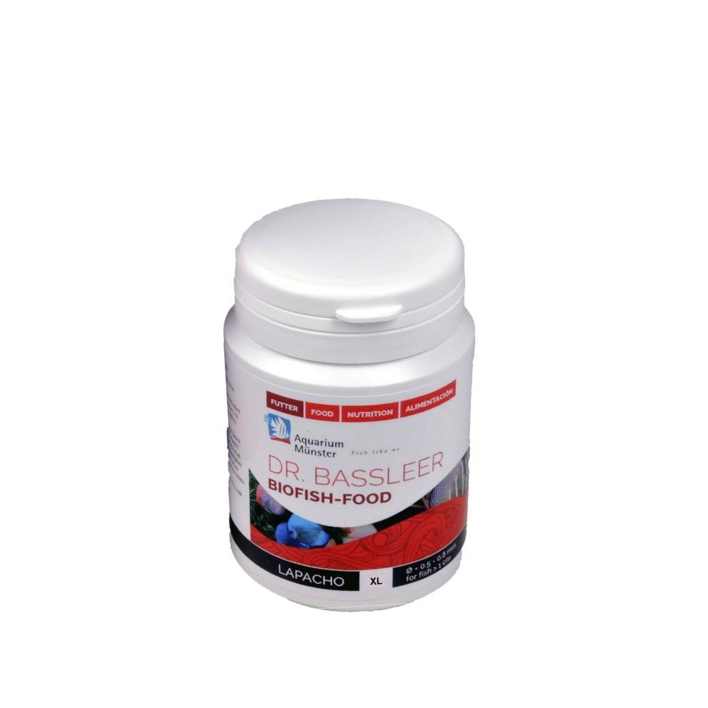 Pašaras žuvims Dr. Bassleer Biofish Food Lapacho XL, 68 g