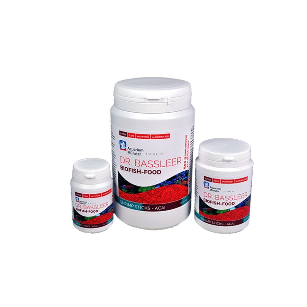 Pašaras žuvims Dr. Bassleer Biofish Food Shrimp Sticks Acai, 60 g