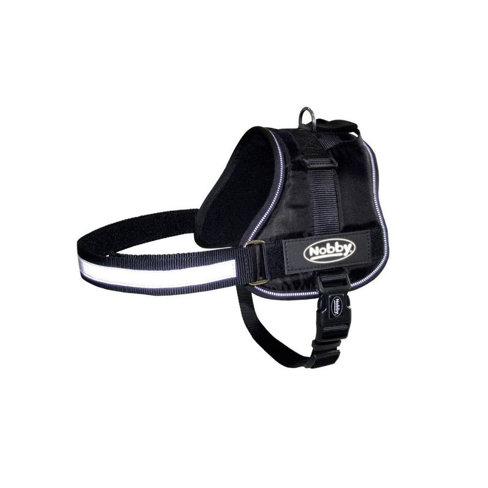 Petnešos šunims Seguro, M-L, 65-80 cm, juodos