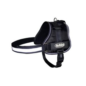 Petnešos šunims Seguro, XL, 82-110 cm, juodos