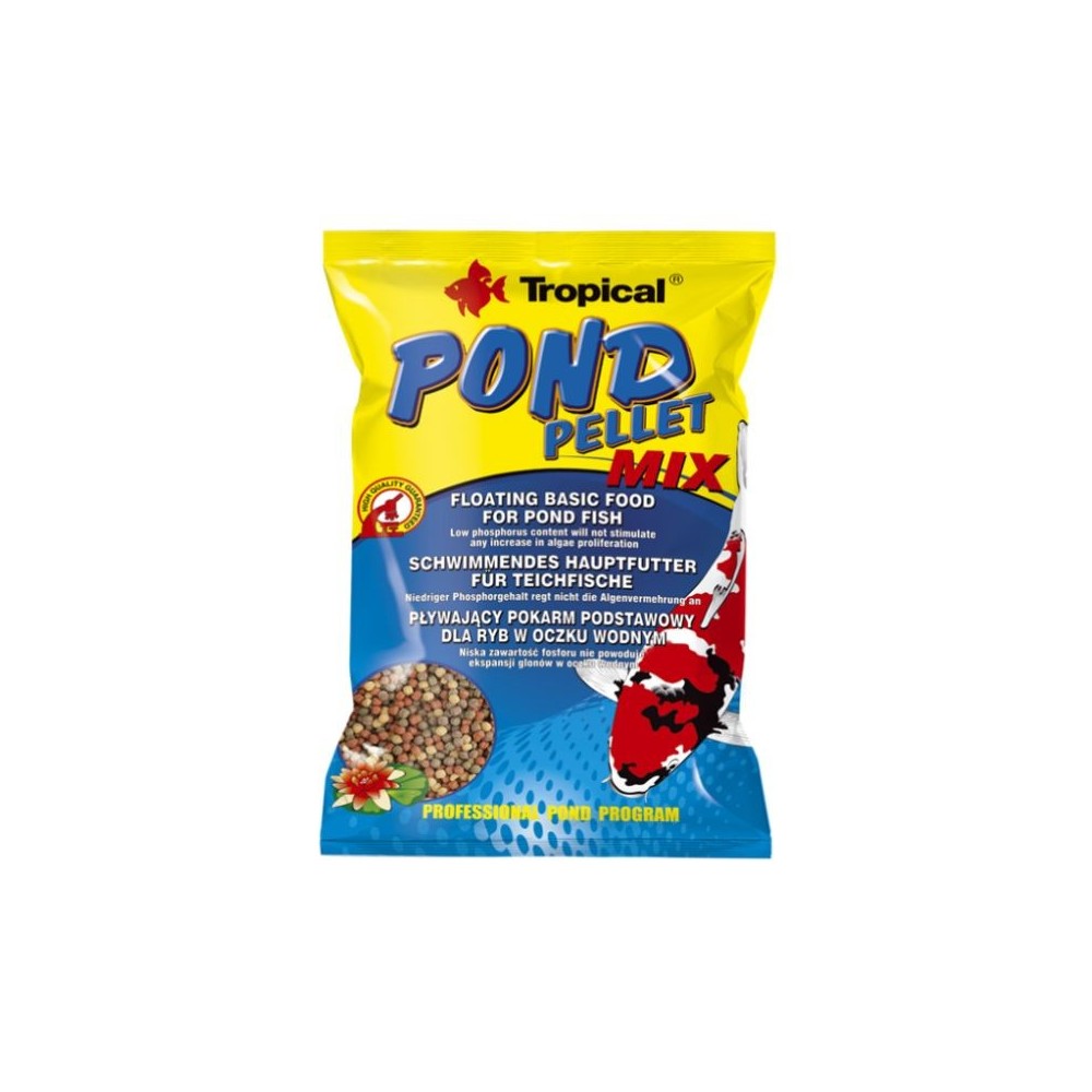 Tropical Pond Pellet Mix S maistas tvenkinių žuvims 1000 ml