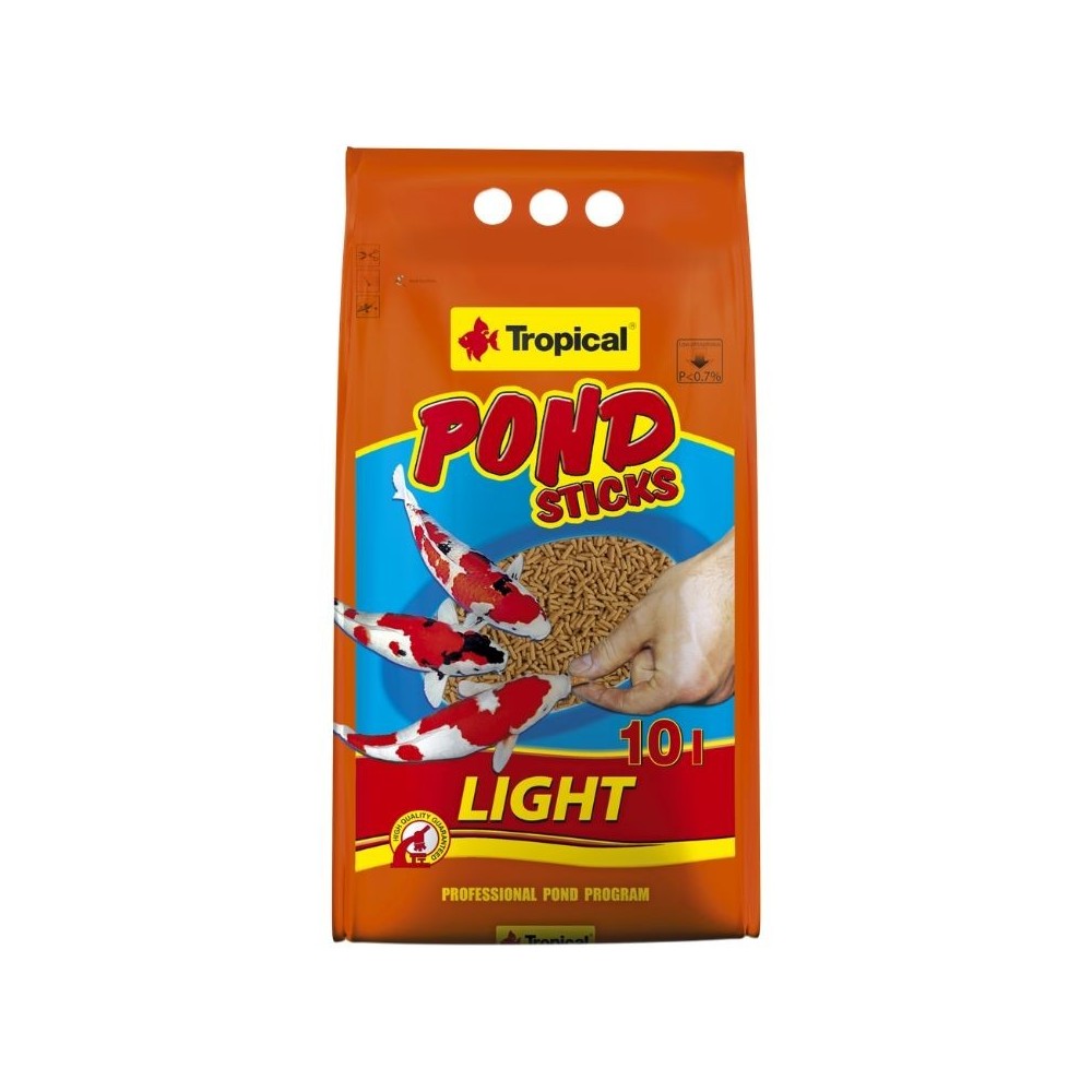 Tropical Pond Sticks Light maistas Koi karpiams lazdelėmis 10 l