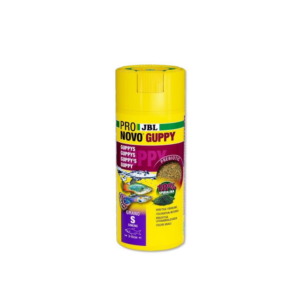 ProNovo Guppy Grano S pašaras gupijoms 250 ml