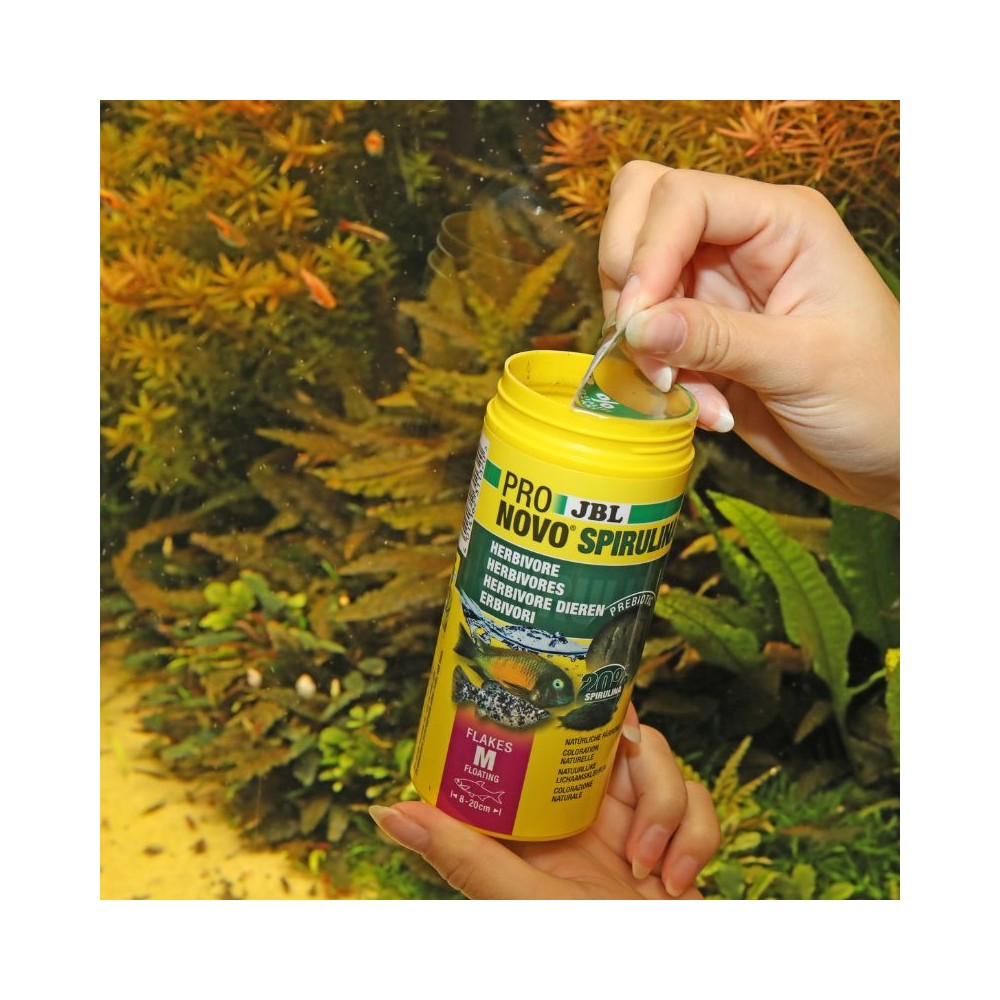ProNovo Spirulina Flakes M pašaras žuvims 250 ml - Image 2