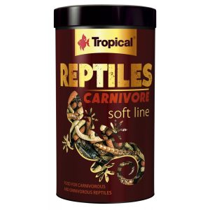 Tropical Soft Line Reptiles Carnivore maistas mėsėdžiams ropliams, minkštas 250 ml