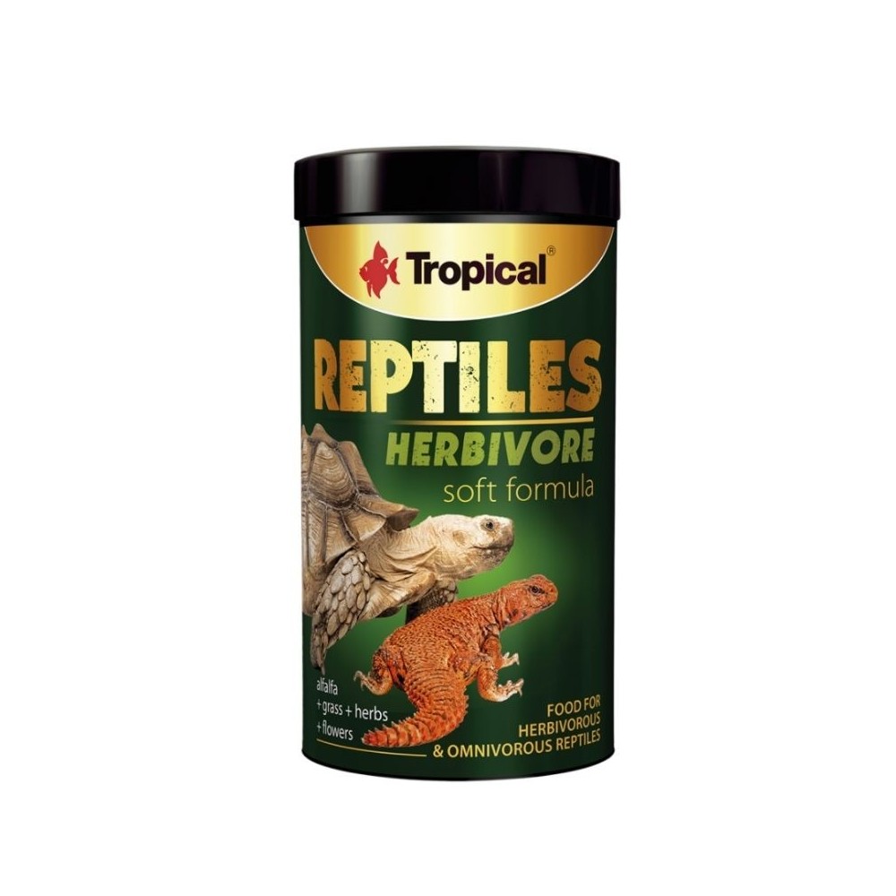 Tropical Soft Line Reptiles Herbivore maistas augalėdžiams ropliams, minkštas 250 ml