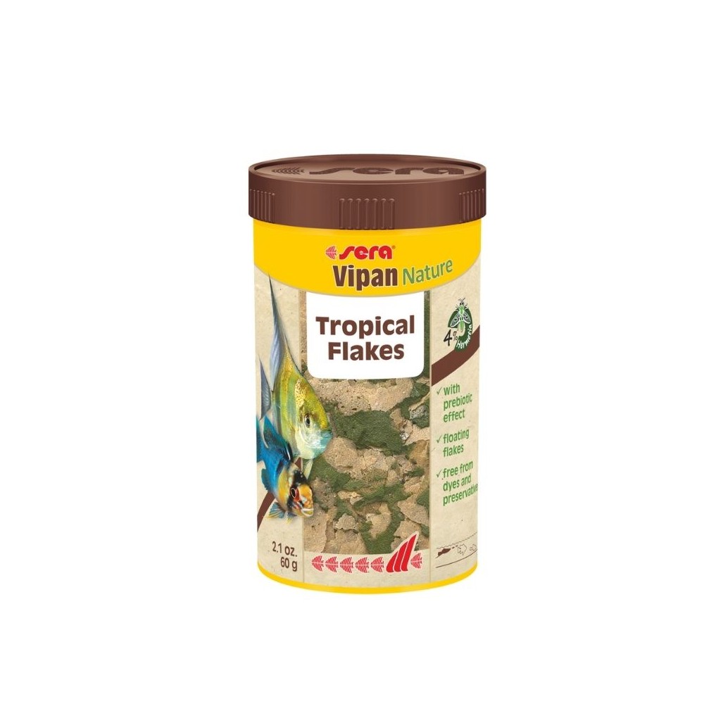 Sera pašaras žuvims Vipan Nature, 250 ml, 60 g