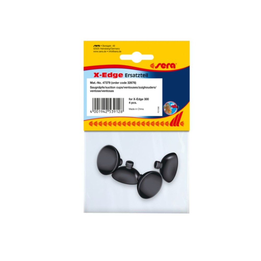 Sera siurbtukai kampiniams filtrams X-Edge 300, 4 vnt.
