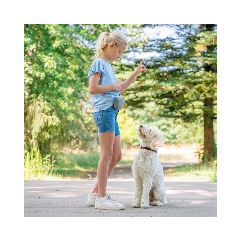 Silikoninis maišelis skanėstams, mėlynas, 12,5x4x10,5 cm - Image 3