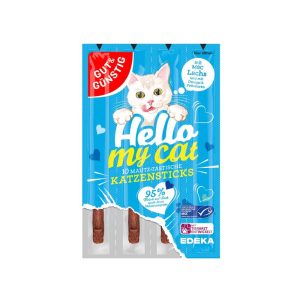 Skanėstas katėms pagaliukai su lašiša, 10x5 g