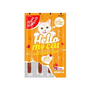 Skanėstas katėms pagaliukai su paukštiena ir kepenėlėmis, 10x5 g