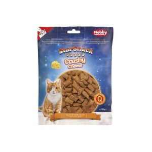 Skanėstas katėms traškios pagalvėlės su sūrio įdaru Crushy Cheese, 125 g