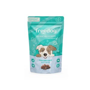 Skanėstas šunims Freedog su žuvimis ir kale kopūstais, 100 g