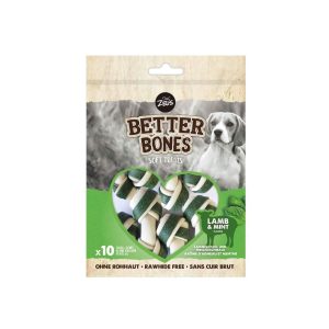 Skanėstas šunims Zeus Better Bones mazgai su ėriena ir mėtomis, 10 vnt.