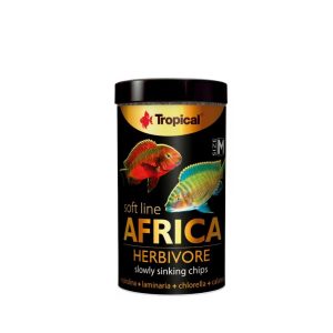 Tropical Soft Line Africa Herbivore minkštas pašaras augalėdėms ir visaėdėms Afrikos žuvims 250 ml