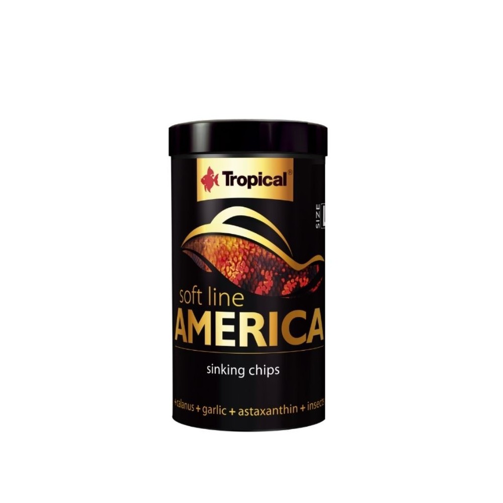 Tropical Soft Line America L minkštas maistas visaėdėms ir mėsėdėms Amerikos žuvims 100 ml - Image 3