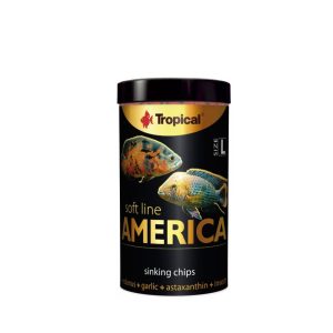 Tropical Soft Line America L minkštas pašaras įvairioms visaėdėms ir mėsėdėms Amerikos žuvims 250 ml