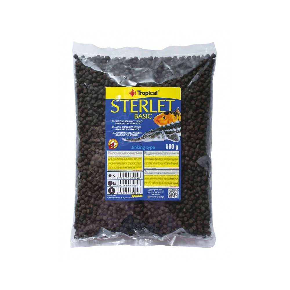 Tropical Sterlet Basic M maistas eršketams 500 g - Image 2