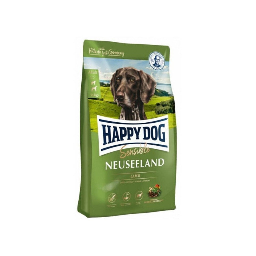 Happy Dog maistas suaugusiems šunims su ėriena ir ryžiais Neuseeland 1 kg