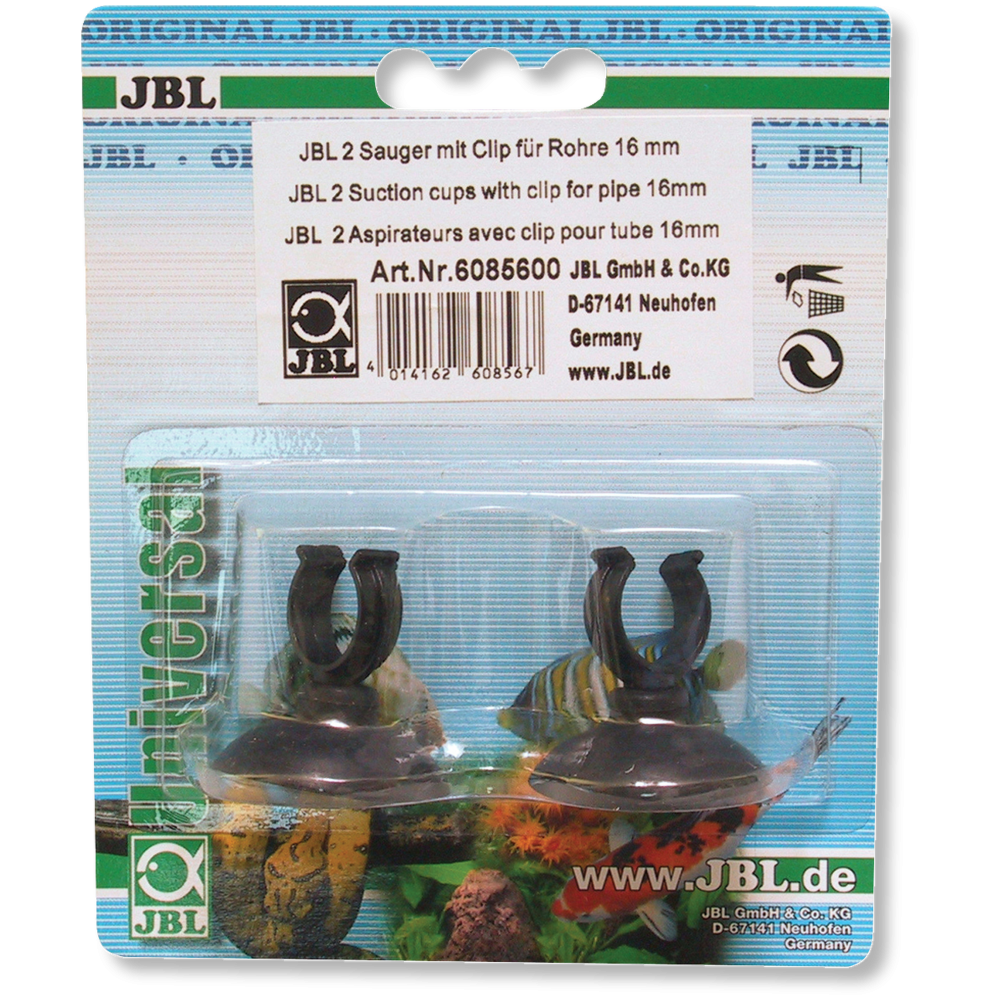 JBL siurbtukai su laikikliais 16 mm (2 vnt.)