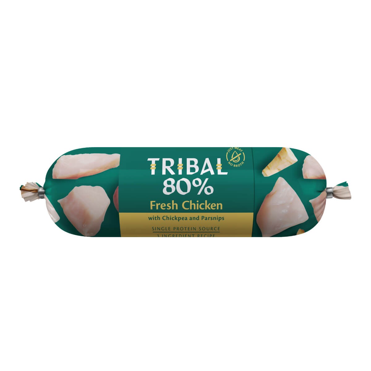Šlapias maistas šunims su šviežia vištiena – Tribal Gourmet Sausage 80% Fresh Chicken - Image 5