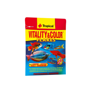 Tropical Vitality&Color spalvas ryškinantis maistas žuvims, 12 g