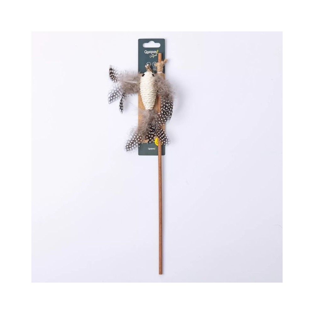 Žaislas katėms meškerė su paukščiuku