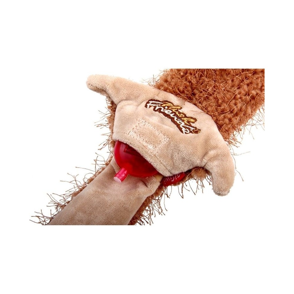 Žaislas šunims GiGwi Plush Friendz Medium Squireel Skin pliušinis voverės kailis - Image 4