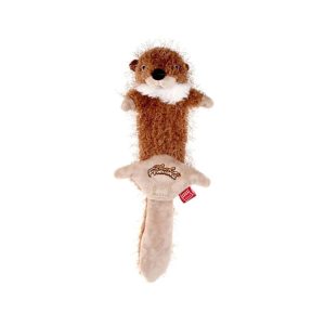 Žaislas šunims GiGwi Plush Friendz Medium Squireel Skin pliušinis voverės kailis