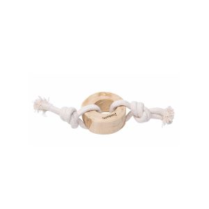 Žaislas šunims iš natūralios virvės, kavamedžio žiedas su mazgais, 7x35 cm