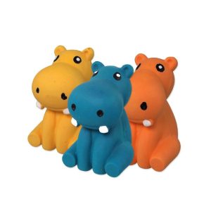 Žaislas šunims lateksinis begemotas Dog Fantasy, 8 cm