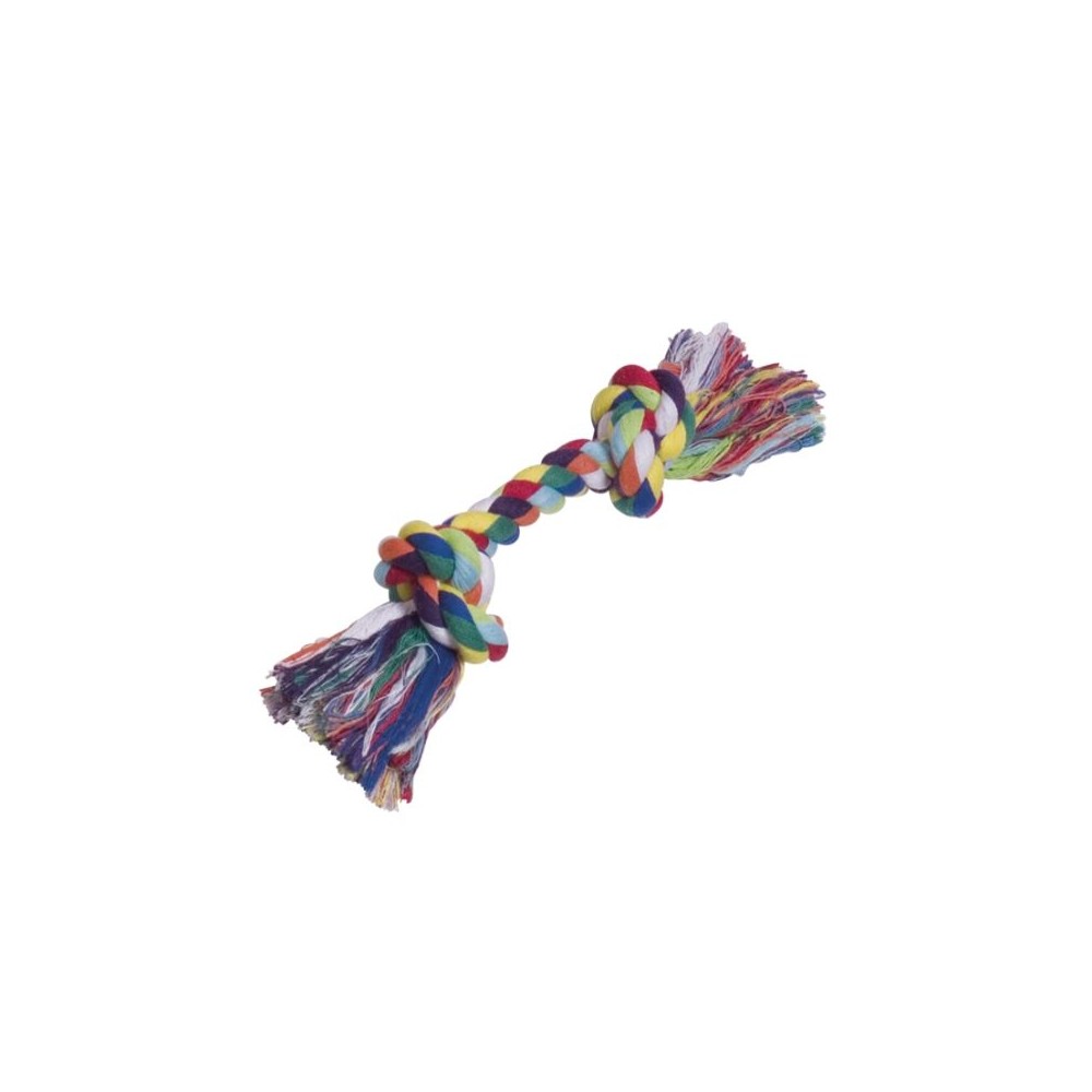 Žaislas šunims virvė 90 g, 2 mazgai